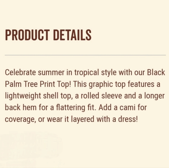 Cream Cap Sleeve Blouse with Bold Tropical Print Size Large - Picture 4 of 7